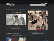 Tablet Screenshot of bluerainprintshop.com